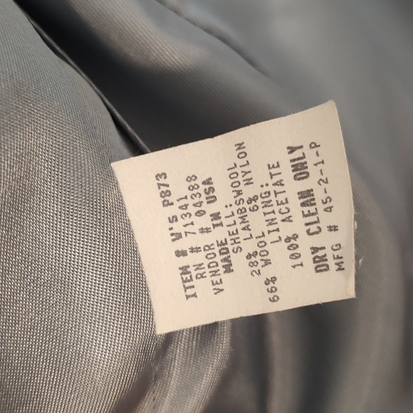 LL Bean Tweed Blazer 12P grey wool blend USA - Picture 8 of 8